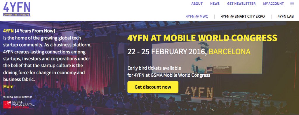 Happyclick ha sido seleccionada para estar presentes en Mobile World Congress!! 4YFN Connecting Startups
